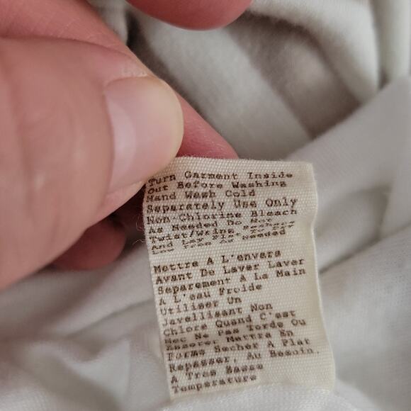 Anthropologie Little Yellow Button sleeveless striped dress Small - Picture 8 of 9